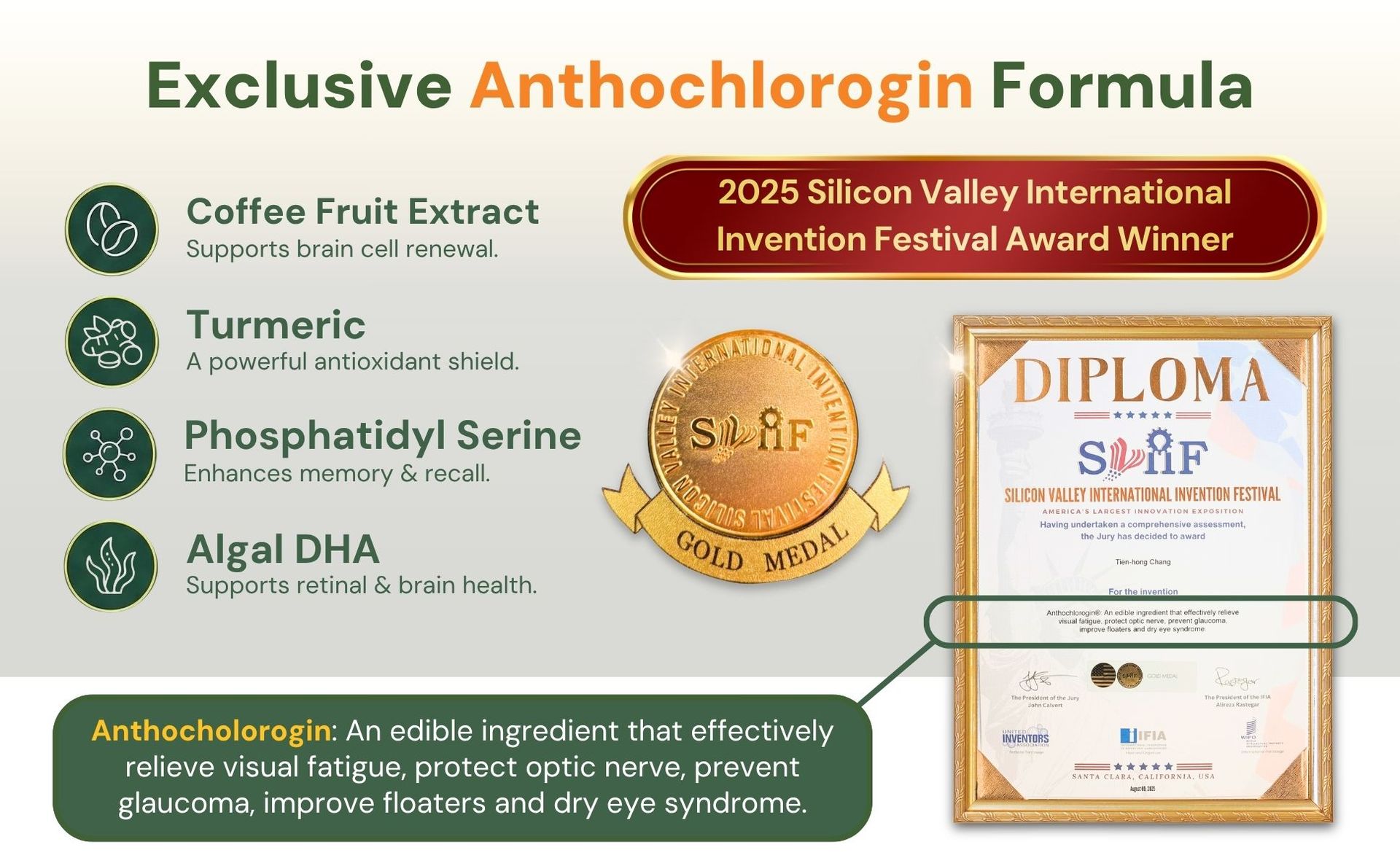 LYTTON EyeQ Duo Digital Eye & Focus Support – Patented Anthochlorogin for Brain-Eye Connection, Promotes Ocular Vitality – Rapid Visual Comfort & Natural Formula for Screen Users, 60 Softgels