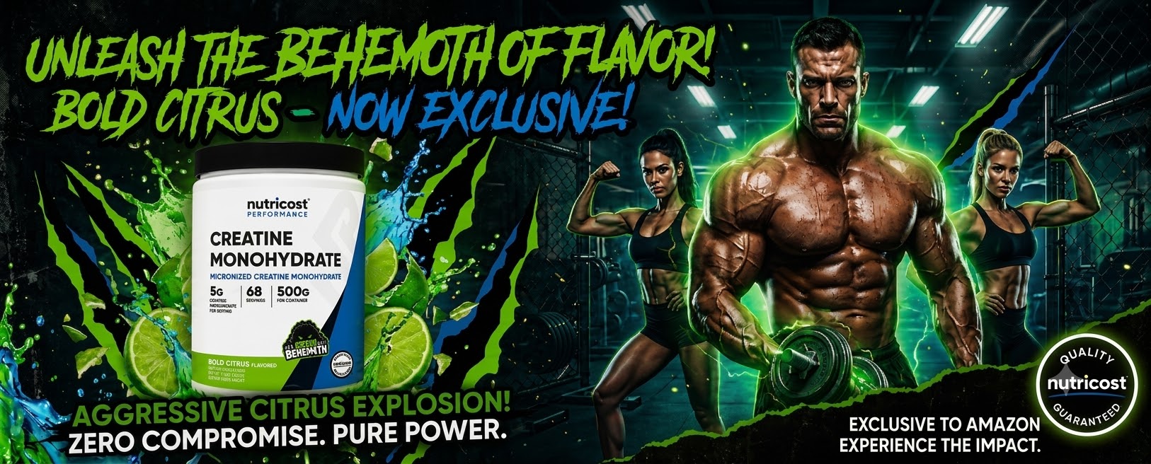 Nutricost Creatine Monohydrate Micronized Powder (1 KG)