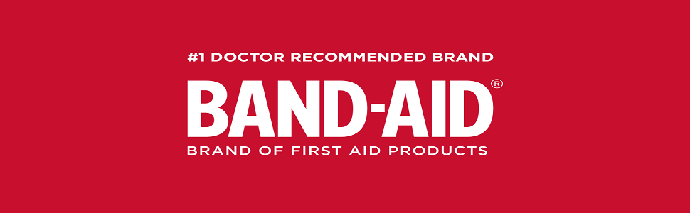 BAND-AID Brand Travel Ready Portable First Aid Kit, 80 Piece