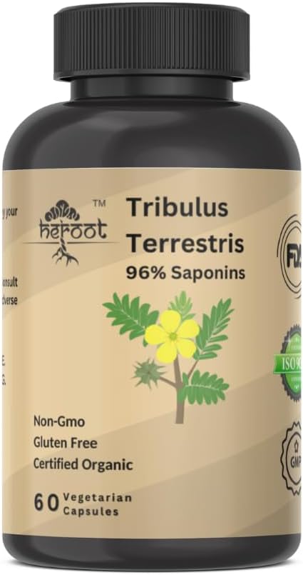Tribulus Terrestris Supplement for Men & Women Supplement Booster for Energy, Vitality, Stamina & Performance (Pack of 60 Capsule)