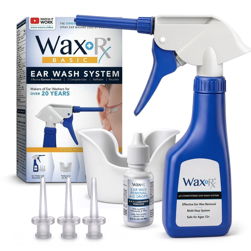 Doctor Easy Wax-Rx Ph Conditioned Ear Wash System, 15.2 Ounce