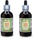 Kava Kava (Piper Methysticum) Glycerite, Dried Root Alcohol-Free Liquid Extract (Brand Name: HerbalTerra, Proudly Made in USA) 2x4 fl.oz (2x120 ml)