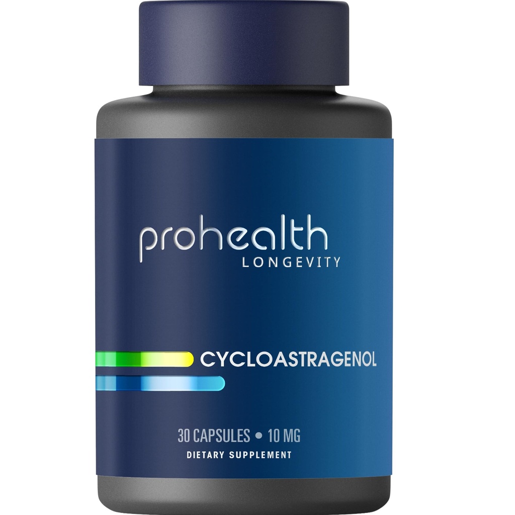 ProHealth Cycloastragenol Supplement, 10 mg per Serving | Science-Backed to Support Telomere Length, DNA Structure & Healthy Aging | Third-Party Tested for Purity & Quality