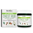 HERBION Naturals Chest Rub - Soothing Ointment with Soothing Vapors for Adults & Children 2+ - Relieves Cough, Cold, Nasal & Chest Congestion – Reduces Muscle & Joint Aches (3.53 Oz (Pack of 1)