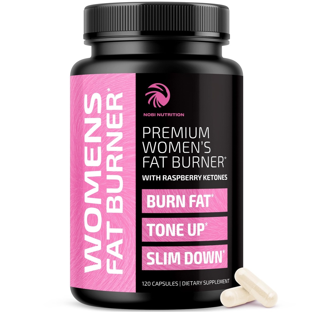 Weight Loss Pills for Women | Fat Burners for Women | Metabolism Booster for Weight Loss Supplement with Raspberry Ketones | Appetite Suppressant, Stomach Fat Burner & Weightloss Diet Pills | 120 Ct