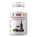 ANDREW LESSMAN Resveratrol-200mg - 180 Capsules - Red Wine's Beneficial, Naturally Occurring Anti-oxidant, Without Alcohol. Additives Free