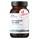 Designs for Health OmegAvail TG1000 - TG (Triglyceride) Fish Oil Supplement with EPA/DHA - Highly Concentrated 1000mg Omega-3 Per Softgel - Natural Lemon Flavor + No Fishy Aftertaste (60 Softgels)