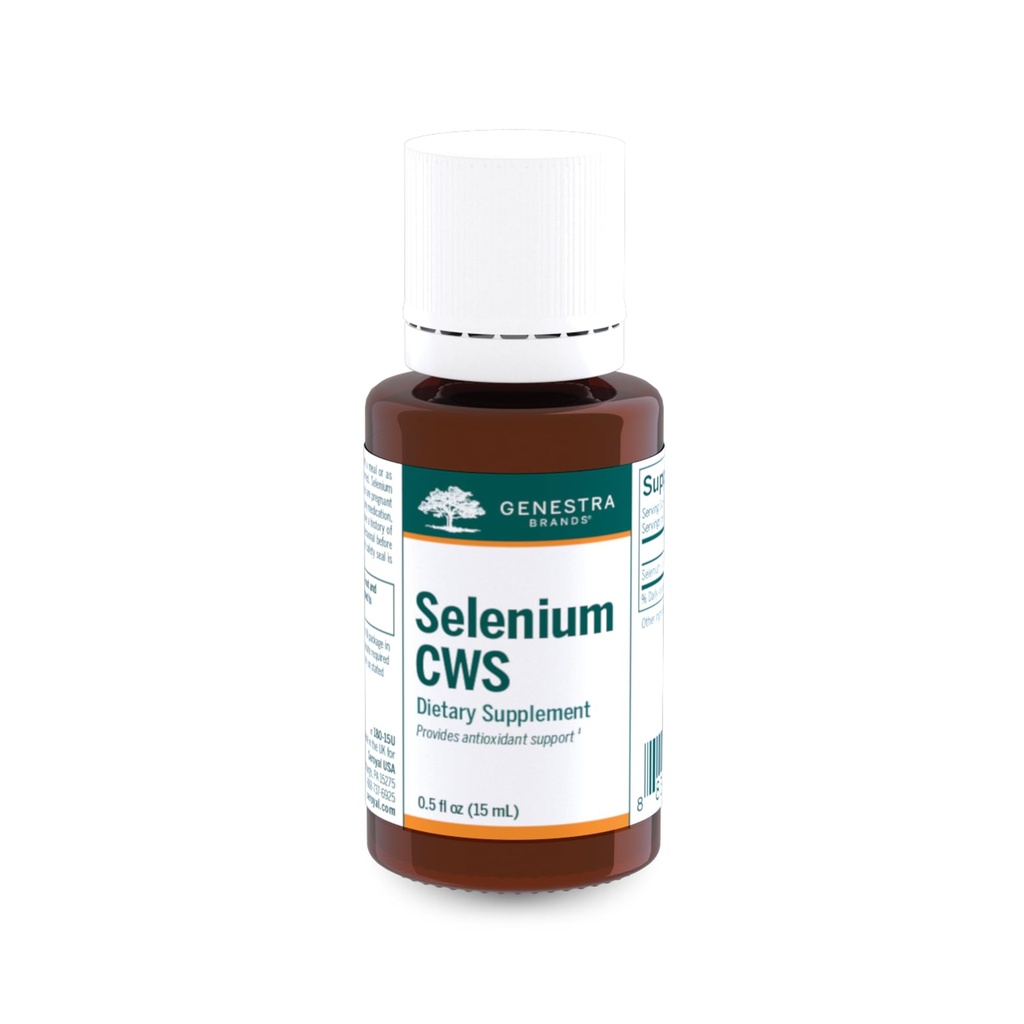 Genestra Brands Selenium CWS | Antioxidant Nutrient Support Helps Protect Against Oxidative Stress | 0.5 fl. oz.
