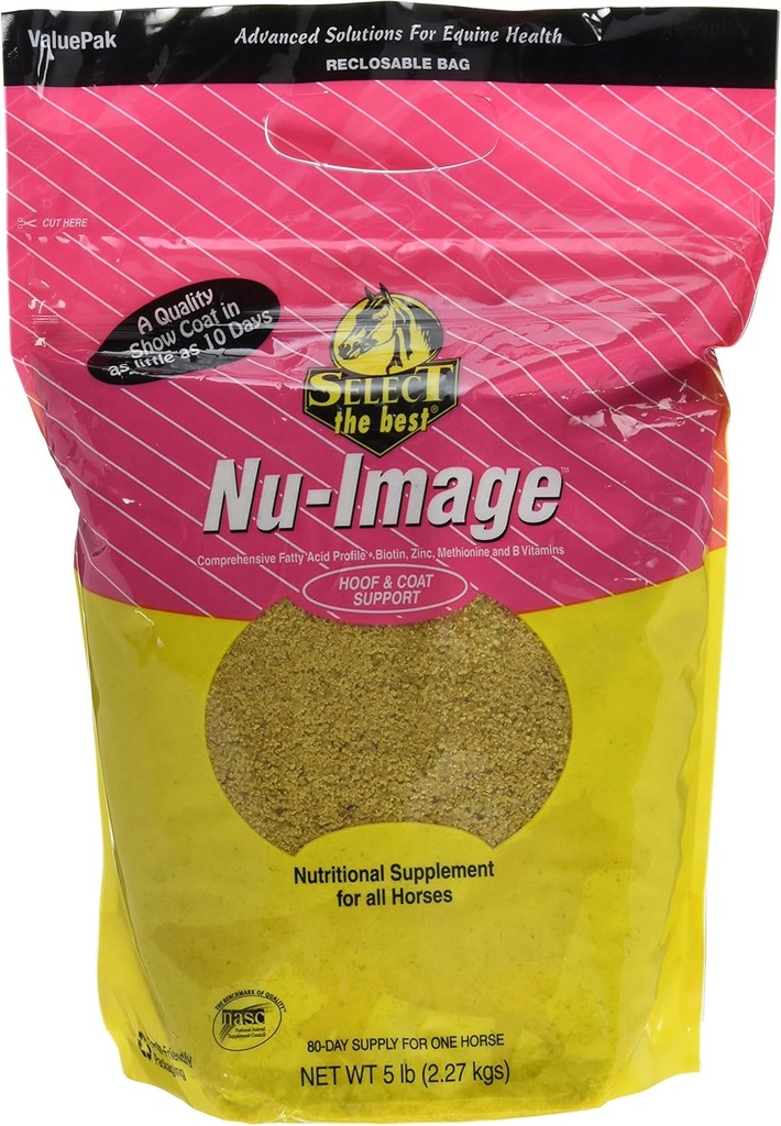 RICHDEL 784299040502 Nu-Image Hoof & Coat Support for Horses, 5 lb