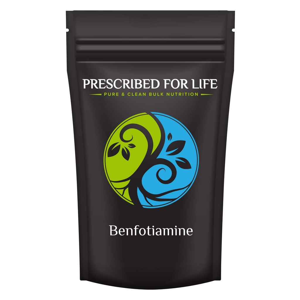 Prescribed For Life Benfotiamine Powder, Bioactive Form of Thiamine, Vitamin B1 Supplement (56g)