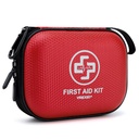 Mini First Aid Kit - 150 Piece Small Waterproof EVA Hard Shell Case