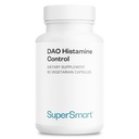 Supersmart DAO Histamine Control (High Potency) - Micro-Encapsulated Pea Sprouts DAO Enzyme - Enhanced with Quercetin & Vitamin C - Diamine Oxidase Supplement | Vegan - 60 Vegetarian Capsules