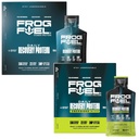 Frog Fuel Power Regular & Energized Complete Protein Shot Bundle, 15g Protein Nano Hydrolyzed & Grass Fed Collagen, Post Workout, Fat & Sugar Free, 22 Amino Acids, Berry, 1 oz Packets, 48 Pack