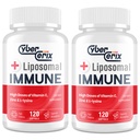 CyberCerix Liposomal Immune Support Supplement for Adults, Complex with L-Lysine 1,500mg, Vitamins, Minerals & Herbal Extracts, Comprehensive Daily Wellness Blend for Men & Women - 240 Capsules