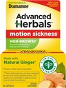 Dramamine Advanced Herbals Non-Drowsy Motion Sickness Relief Caplets, 18 Count (Pack of 3)