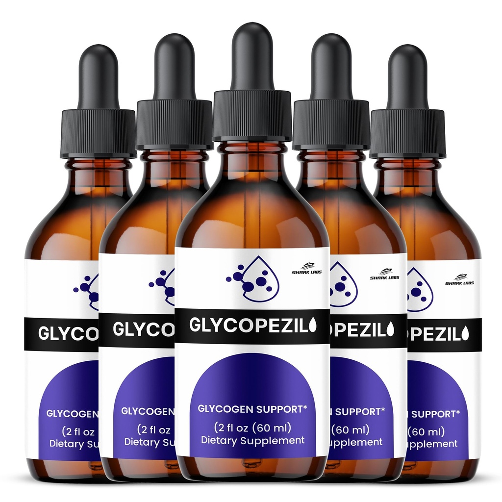 (5 Pack) GlycoPezil Drops, 5 Month Supply