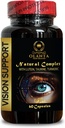 Vision Support Natural Formula - Advanced Vision Formula with Lutein - Vision Support with Beta-Carotene & Zinc - Immune Support - 1 Bottle 60 Capsules