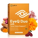 LYTTON EyeQ Duo Digital Eye & Focus Support – Patented Anthochlorogin for Brain-Eye Connection, Promotes Ocular Vitality – Rapid Visual Comfort & Natural Formula for Screen Users, 60 Softgels