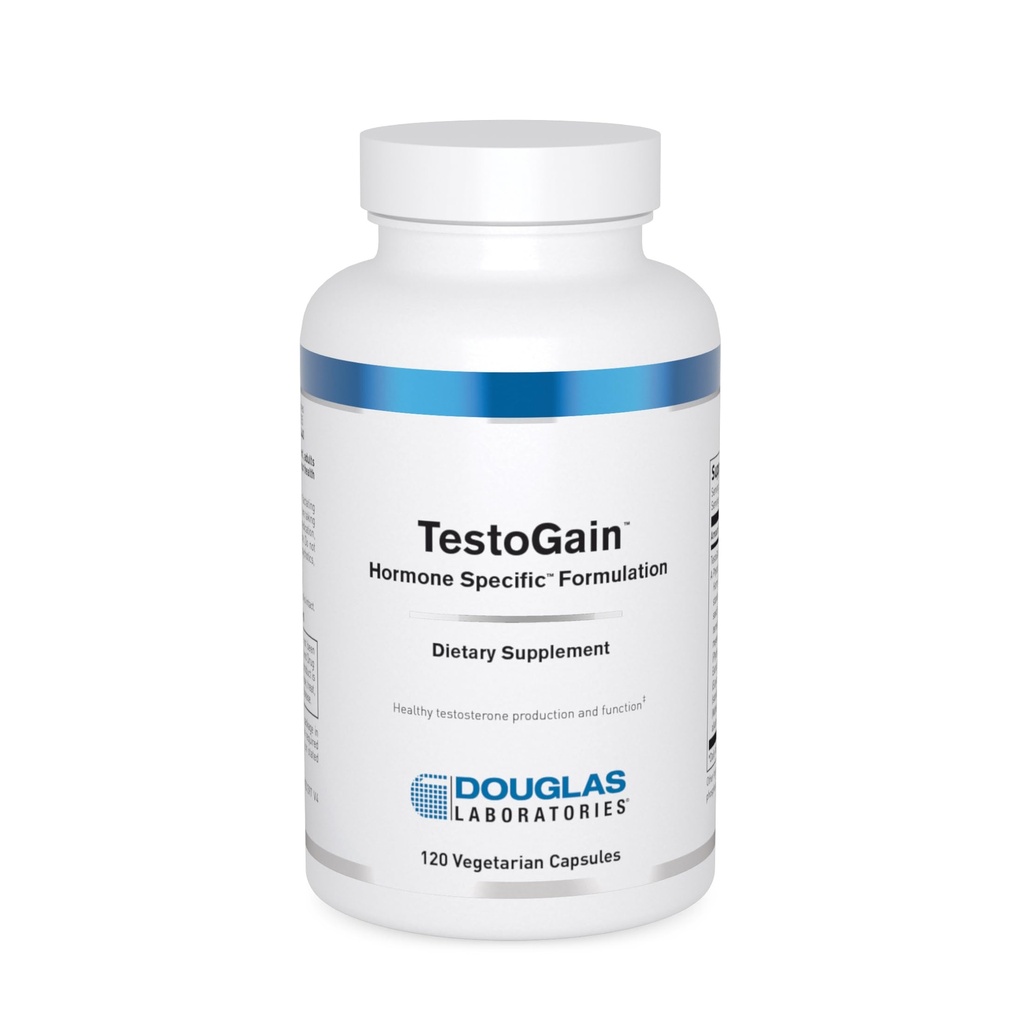 Douglas Laboratories TestoGain - Phytoandrogen Botanical Blend - Hormonal & Testosterone Health Support - Adaptogenic Formula - Free from Gluten & Non-GMO - 120 Capsules