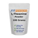 L-Theanine Powder 100g – L Theanine Supplement, Scoop Included, Pure, Non-GMO, Vegan, Gluten-Free