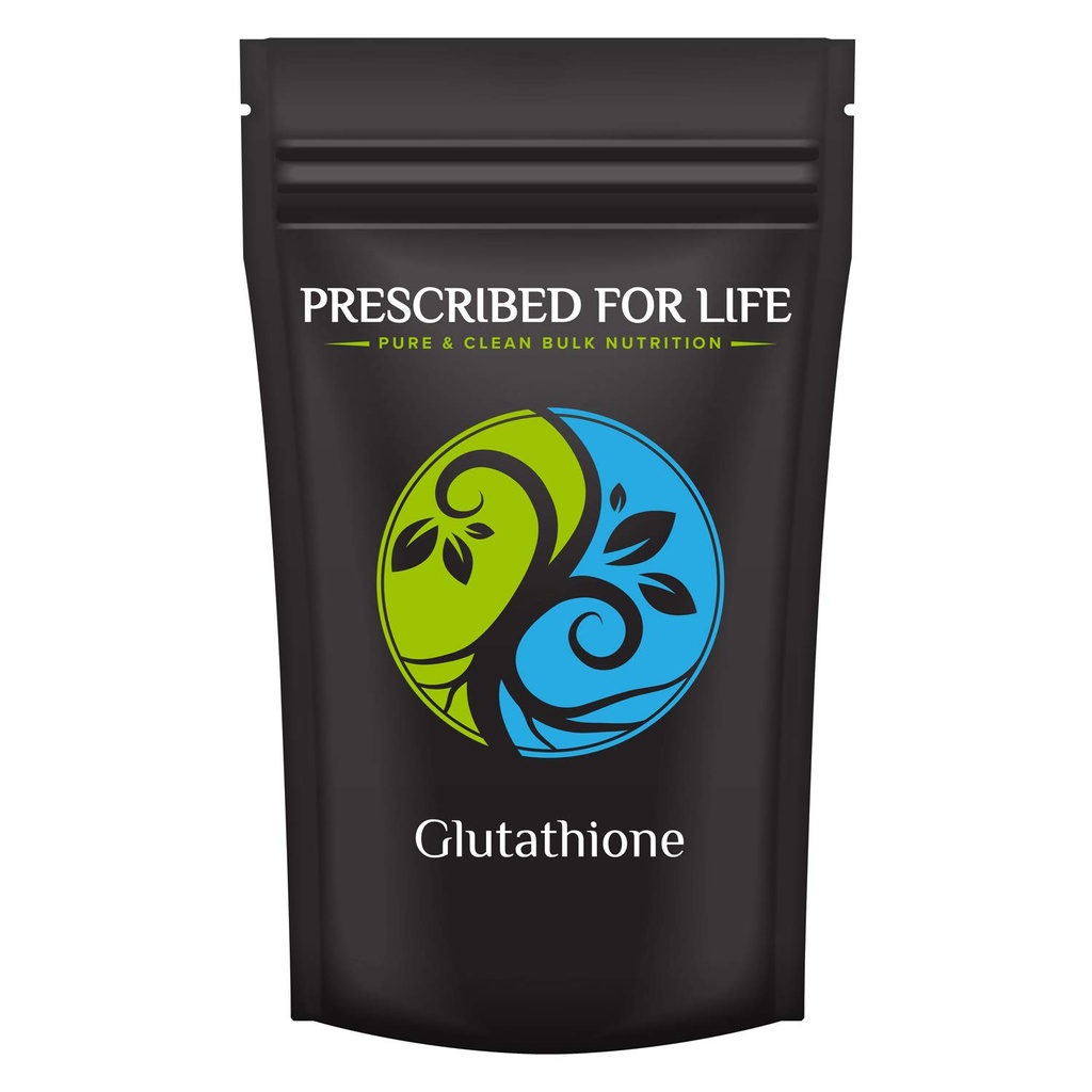 Prescribed For Life L Glutathione Powder, Pure Reduced Glutathione, Tripeptide of Amino Acids Glycine, Glutamine, and Cysteine, Antioxidants Supplement (1kg)