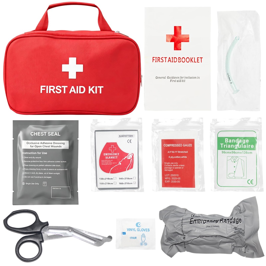 IFAK Trauma First Aid Kit for Home Car Camping Hiking Emergency Supplies