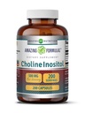Amazing Formulas Choline & Inositol Supplement | 500 Mg Per Serving | Capsules | Non-GMO | Gluten-Free | Made in USA (1 Pack, 200 Capsules)