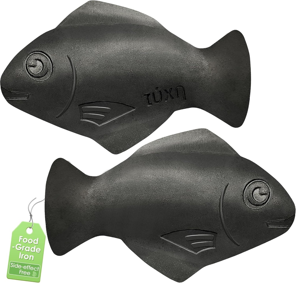 Iron Fish, 2 Pack Iron Fish for Iron Deficiency, A Natural Source of Iron, Safe Cooking Tool to Add Iron to Food and Water, Reduces Risk of Iron Deficiency, Ideal Iron Supplement for Anemia & Vegans