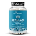 Regulate Cycle Support - Hormone Balance for Women at Optimal 40:1 Myo-Inositol 2000 mg & D-Chiro Inositol 50 mg - Supplement for Period Consistency, Menstrual & Ovulation Support - 120 Vegan Capsules