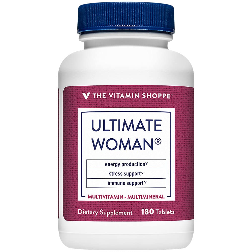 The Vitamin Shoppe Brand Ultimate Woman Multivitamin, 180 Count