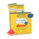Researched Nutritionals Liposomal Glutathione (450mg) Liquid Gel + Vitamin C - Tri-Fortify - Aid Natural Energy, Immune Support & Detox - Clinically Researched for Absorption, Watermelon (20 Packets)