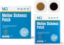 MQ 42ct Motion Sickness Patches Non Drowsy, Sea Sickness Patches for Cruise Travel Essentials, Waterproof Patch Behind Ear for Car Airplane Altitude Sickness, Long Last 72H