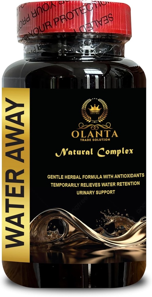 Generic Water Out Pills - Water Retention and Flushing - Water Pills Water Retention, Water Retention Relief, Diuretic Pills for Water Retention, Water Away Pills Maximum Strength - 1 Bottle