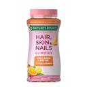 Nature's Bounty Optimal Solutions Hair, Skin & Nails with Biotin and Collagen, Citrus-Flavored Gummies Vitamin Supplement, 2500 mcg, 80 Ct, 40 Total Servings
