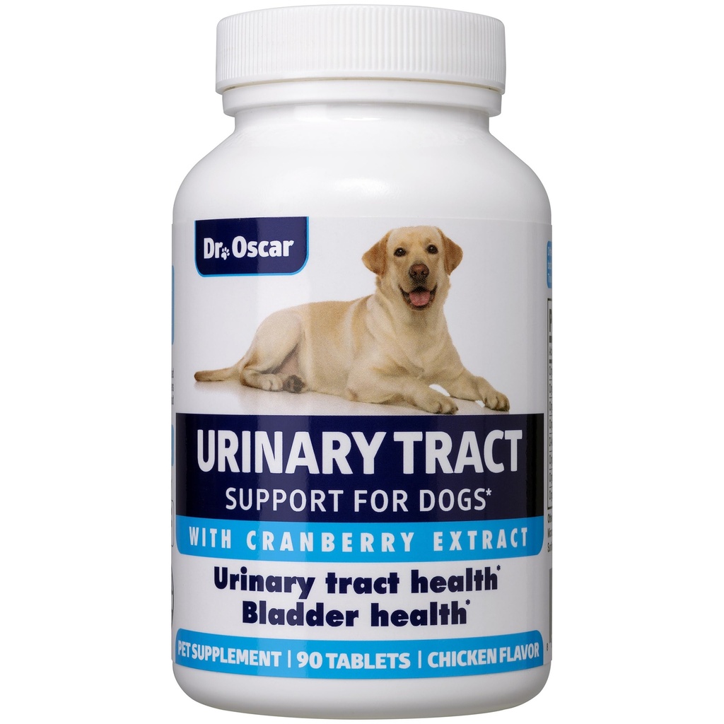 Dog UTI Treatment & Medicine, for Dog Bladder Infection, Cranberry | More Complete Urinary Tract Infection Treatment vs. Cranberry Pills Thanks to Hibiscus, 90 Tablets