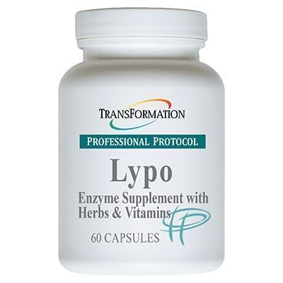 Transformation Enzymes Lypo Enzyme Supplement with Herbs and Vitamins for Digestive Health, 60 Caps