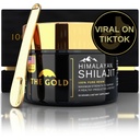 THE GOLD Shilajit Resin | Shilajit Pure Himalayan Organic Shilajit for Men & for Women Lab Test in USA Grade A+ All Natural Dietary Supplement with Fulvic Acid + Trace Minerals | 50 Grams 100 Servings