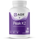 AOR Peak K2 Vitamin K2 MK-4, 90 Vegan Capsules, 30-90 Day Supply – Essential for Bone Structure