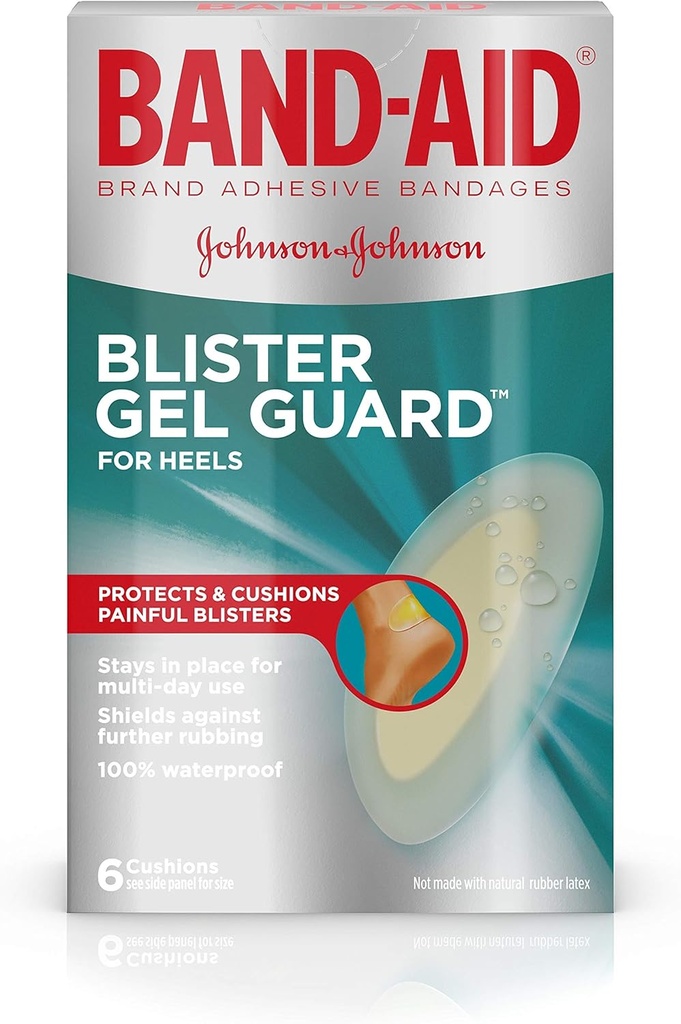 Band-Aid Brand Adhesive Bandages, Advanced Healing Blister Cushions, 6 Count