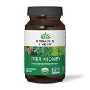 ORGANIC INDIA Liver Kidney Herbal Supplement - Detoxify & Rejuvenate, Supports Healthy Liver & Kidney Function, Vegan, Gluten-Free, Kosher, USDA Certified Organic, Non-GMO - 90 Capsules