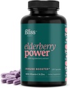 Elderberry with Zinc and Vitamin C for Adults - Sambucus Elderberry Capsules - 1000 mg Extract, Immune Support Supplement for Women and Men, with Antioxidant Fruit Blend, 120 Vegcaps, 60 Day Supply