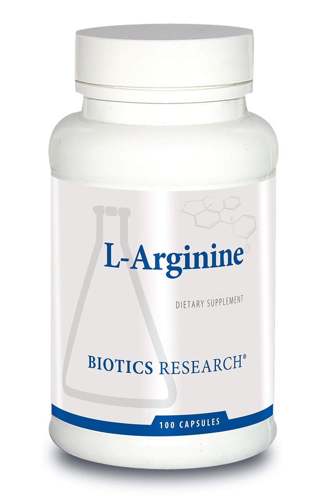 Biotics Research L Arginine, Important Amino Acid, Building Block for Muscles, Exercise Performance, Connective Tissue Support, Nitric Oxide Booster, Supports Cardiovascular Health, 100 Capsules