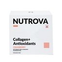 NUTROVA Collagen+ Antioxidants | Marine Collagen Supplements Powder for Men & Women | Improves Skin Hydration, Reduces Damage | Skin, Hair & Nails | Cranberry | 30 Servings