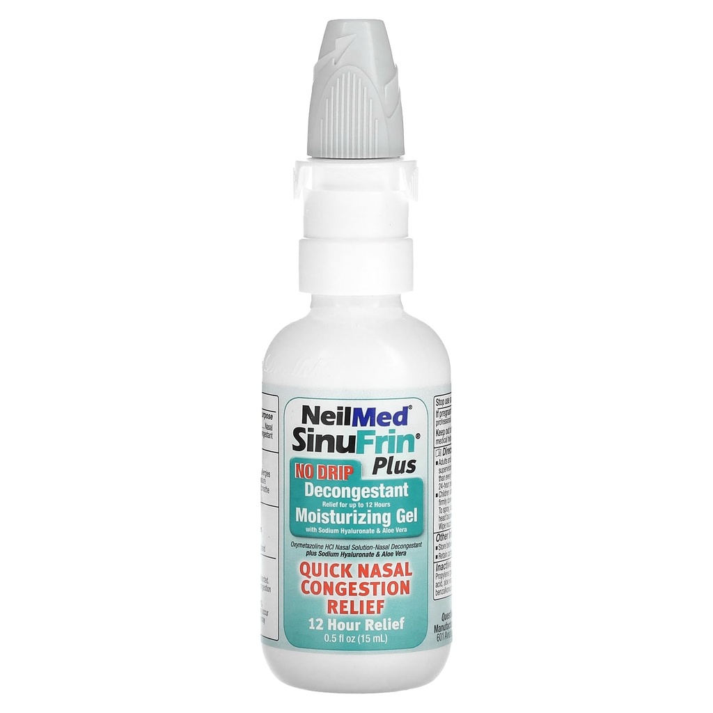 Neilmed Sinufrin Plus Decongestant Moisturizing Gel.5 Fluid Ounce
