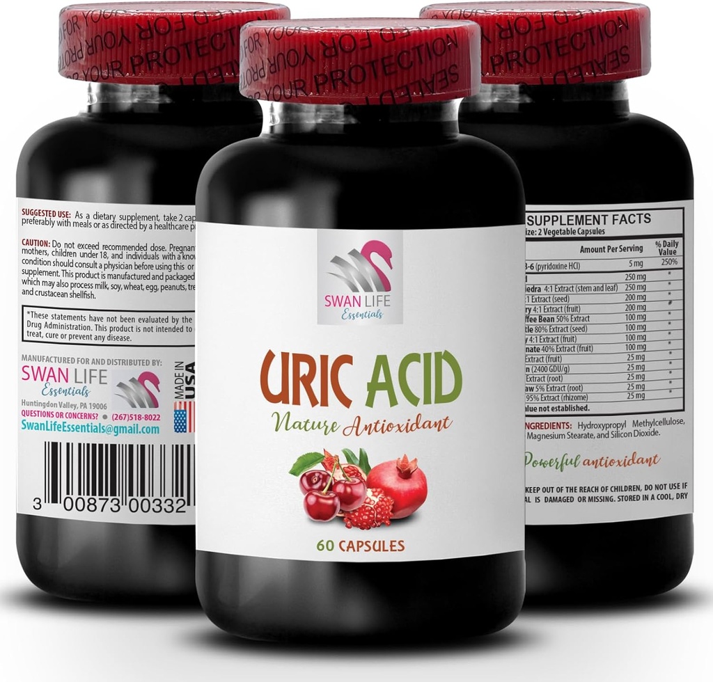 lower uric acid naturally - URIC ACID - lower uric acid, high uric acid foods, high uric acid symptoms, high uric acid causes, lower uric acid naturally, supplements for uric acid 1Bot 60Caps