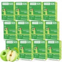 Glucose SOS Glucose Powder Packets with Natural Dextrose, Fast-Absorption That Instantly Dissolves in Your Mouth with No Water Needed, Green Apple 72 Servings