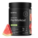 Gainful Caffeine Free Pre Workout Powder with Creatine, Watermelon Flavor, Supports Strength, Endurance, & Recovery, BCAAs, Beta Alanine, L-Citrulline, No Artificial Ingredients, 20 Servings