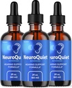 (3 Pack) NeuroQuiet Drops - Official NeuroQuiet Daily Hearing Support All Natural Clean Liquid Advanced Formula for Ear Health, Auditory Clarity & Inner Ear Balance Reviews, 3 Bottles for 3 Months