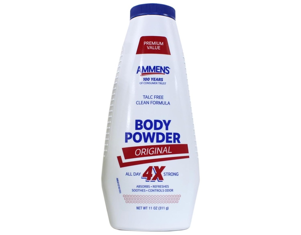 Ammens Original Medicated Powder, No Talc Formula, 11 Ounces