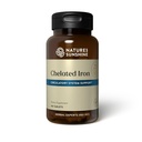 Nature's Sunshine Iron-Chelated 25mg, 180 Tablets | Provides Circulatory System Support, Helps the Transport of Oxygen to the Tissues, and Provides 25 mg Iron per Tablet